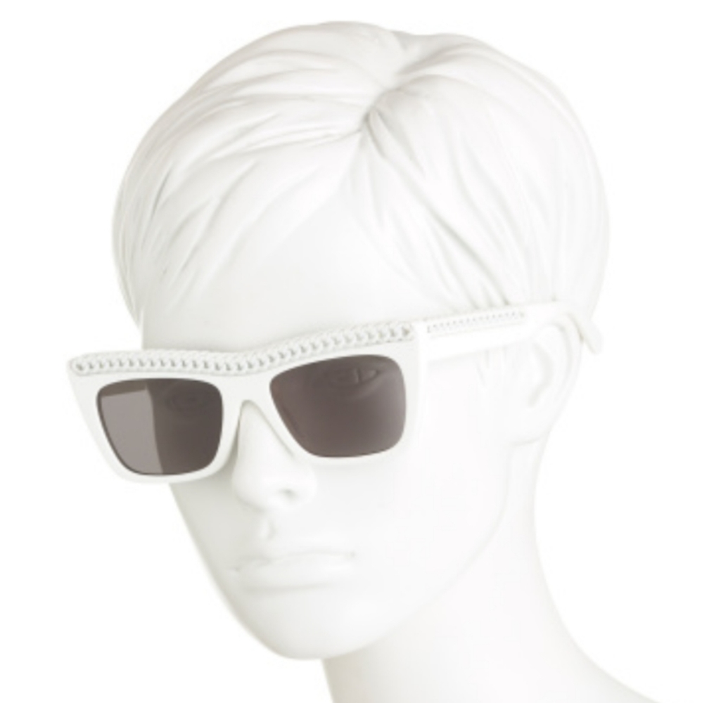 Stella McCartney 53mm Havana White Sunglasses